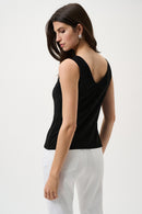 Classic V Neck Cami - Black
