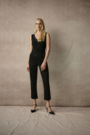 Classic V Neck Cami - Black