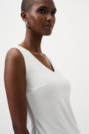 Classic V Neck Cami - Vanilla