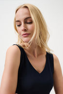 Classic V Neck Cami - Midnight Blue