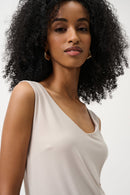 Classic V Neck Cami - Moonstone