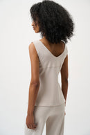 Classic V Neck Cami - Moonstone