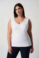 Classic V-Neck Cami - Vanilla