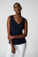 Classic V-Neck Cami - Midnight Blue