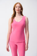 Classic V-Neck Cami - Bubblegum
