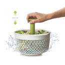 Spindola In-Sink Salad-spinning Colander - White/Green