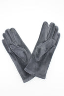 Bow Gloves - Grey