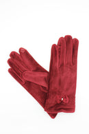 Bow Gloves - Red