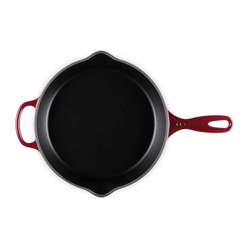 Cast Iron Deep Skillet 26cm - Garnet