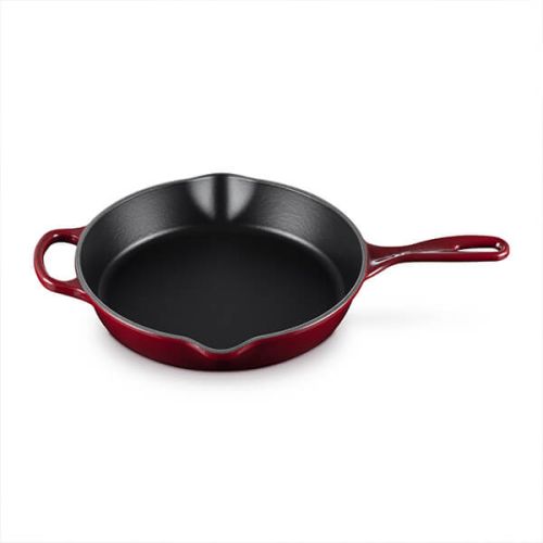 Cast Iron Deep Skillet 26cm - Garnet