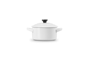 Petite Round Casserole - White