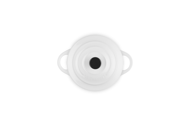 Petite Round Casserole - White