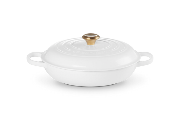 Signature Cast Iron Shallow Casserole