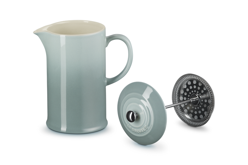 Cafetiere with Metal Press - Sea Salt