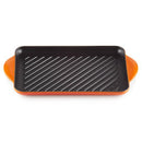 32cm Cast Iron Rectangular Grill - Volcanic