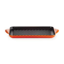 32cm Cast Iron Rectangular Grill - Volcanic
