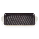32cm Cast Iron Rectangular Grill - Meringue