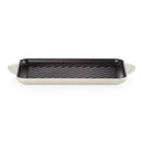 32cm Cast Iron Rectangular Grill - Meringue