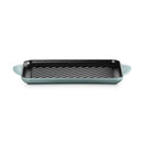 32cm Cast Iron Rectangular Grill - Sea Salt