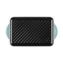 32cm Cast Iron Rectangular Grill - Sea Salt