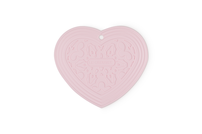 Heart Trivet - Shell Pink