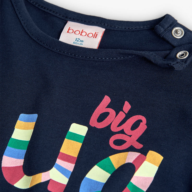 T-Shirt & Trousers Set - Navy