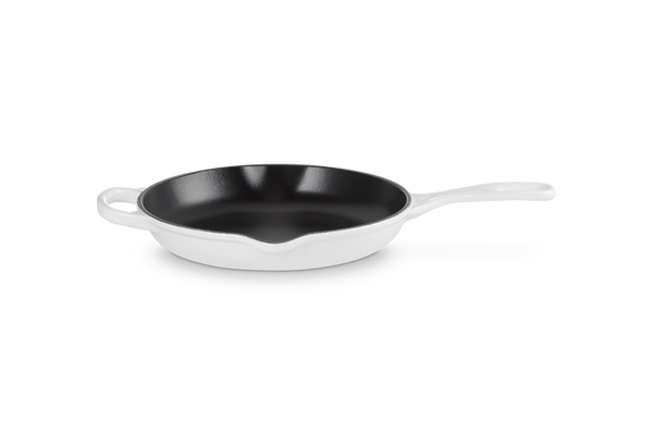 23cm Cast Iron Skillet - White