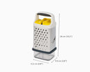 Elevate Multi Grip Box Grater with Precision Food Grip