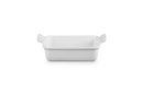Stoneware Rectangular Dish 32CM - White