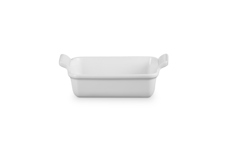 Stoneware Rectangular Dish 19cm - White