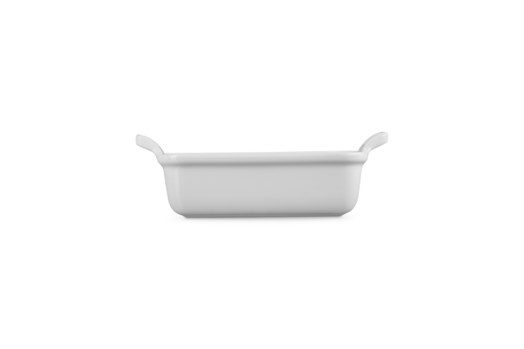 Stoneware Rectangular Dish 32CM - White