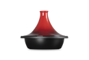 Cast Iron 31cm Tagine - Cerise