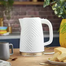 Russell Hobbs White Groove 1.7L Kettle