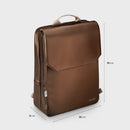 Le Réversible Backpack Metallic Brown, Beige & Gold