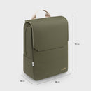 Nuitée Backpack Dark Green, Beige & Gold