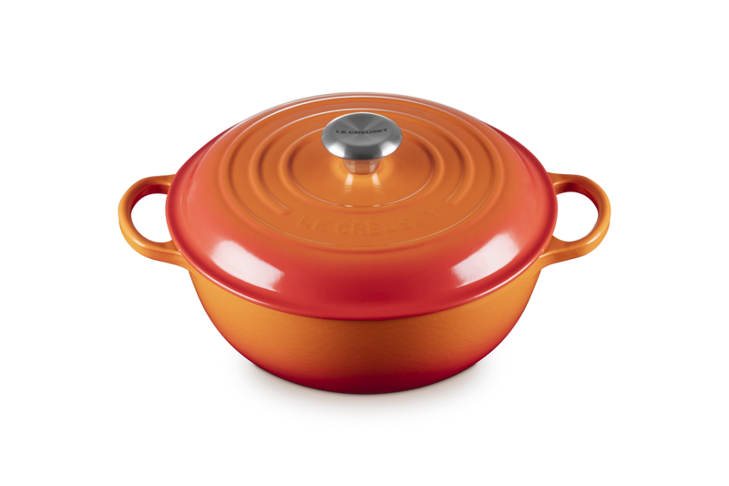 Cast Iron Round Stew Pot 26CM - Volcanic