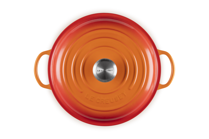 Cast Iron Round Stew Pot 26CM - Volcanic