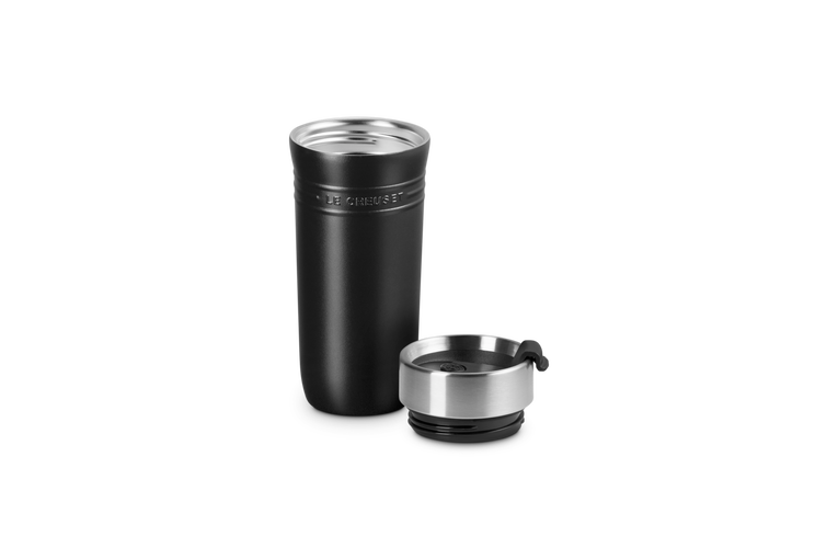 On The Go 350ml Travel Mug - Satin Black