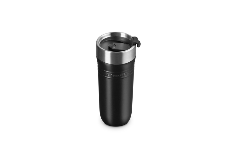 On The Go 350ml Travel Mug - Satin Black