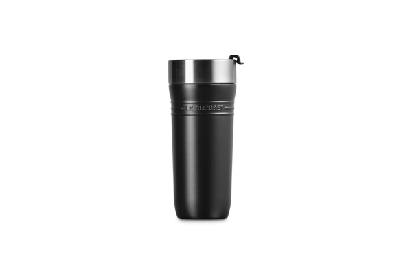 On The Go 350ml Travel Mug - Satin Black