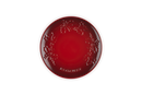 Stoneware Holly Plate - Cerise