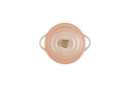 Petite Casserole with Gold Heart Knob - Peche