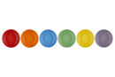 Set of 6 Coupe Cereal Bowls - Rainbow