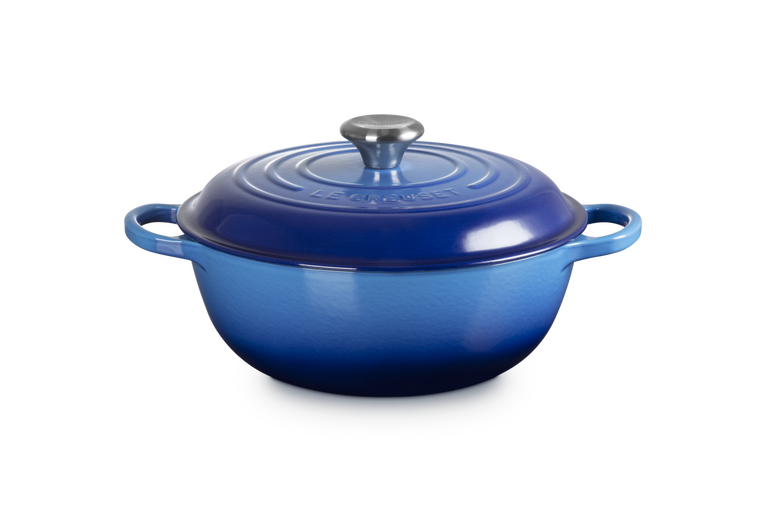 Cast Iron Round Stew Pot 26CM - Azure