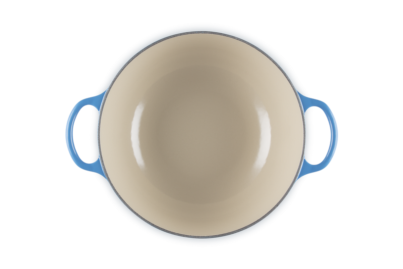 Cast Iron Round Stew Pot 26CM - Azure