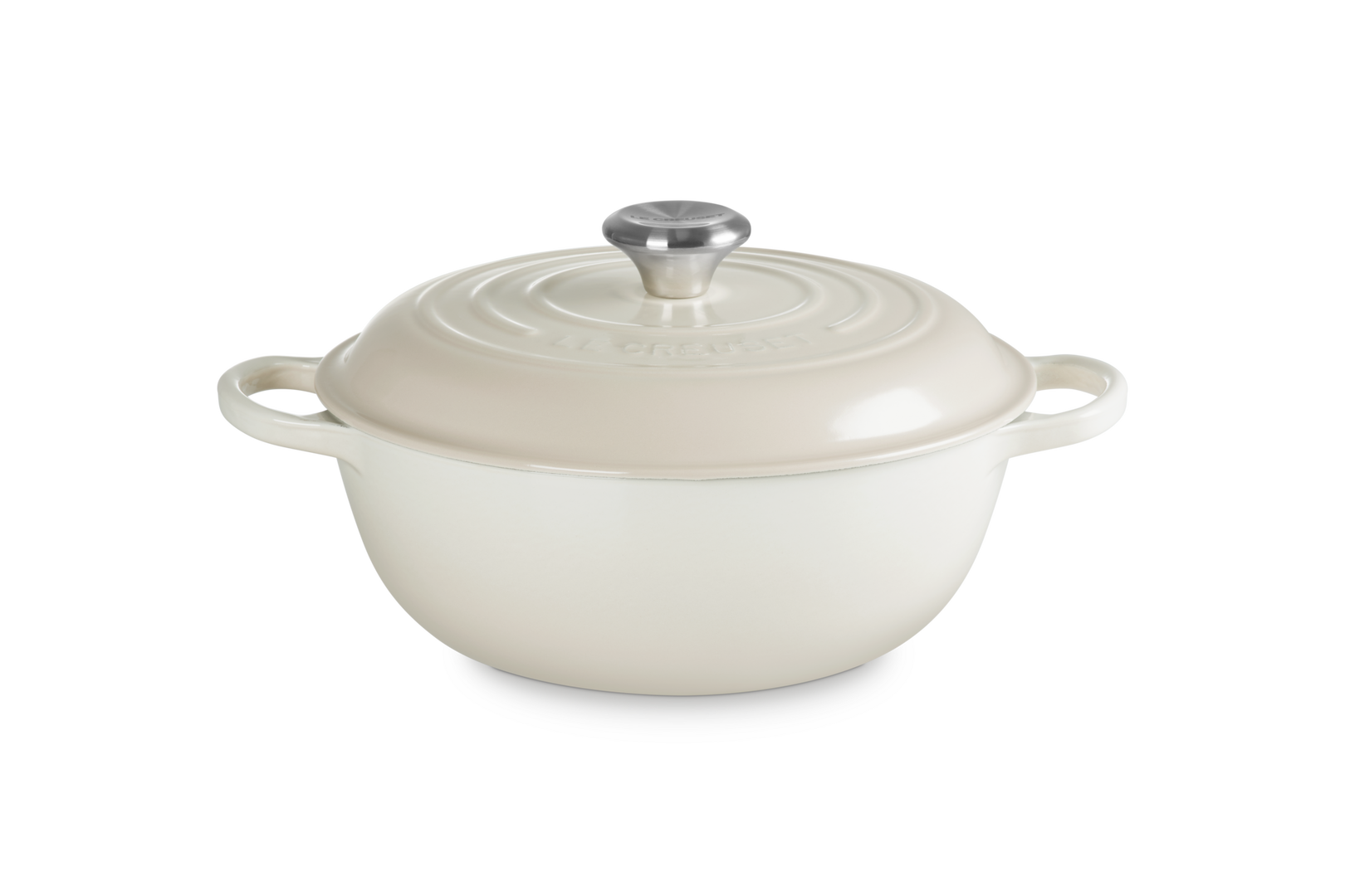 Cast Iron Round Stew Pot 26CM - Meringue