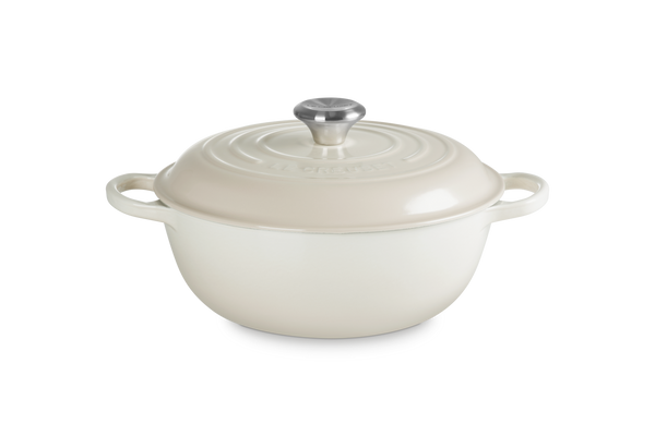 Cast Iron Round Stew Pot 26CM - Meringue