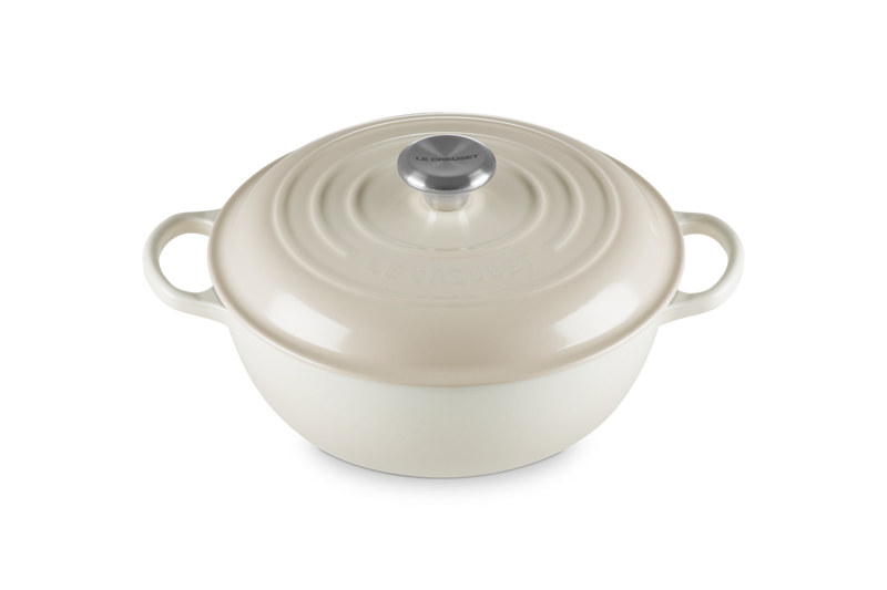 Cast Iron Round Stew Pot 26CM - Meringue