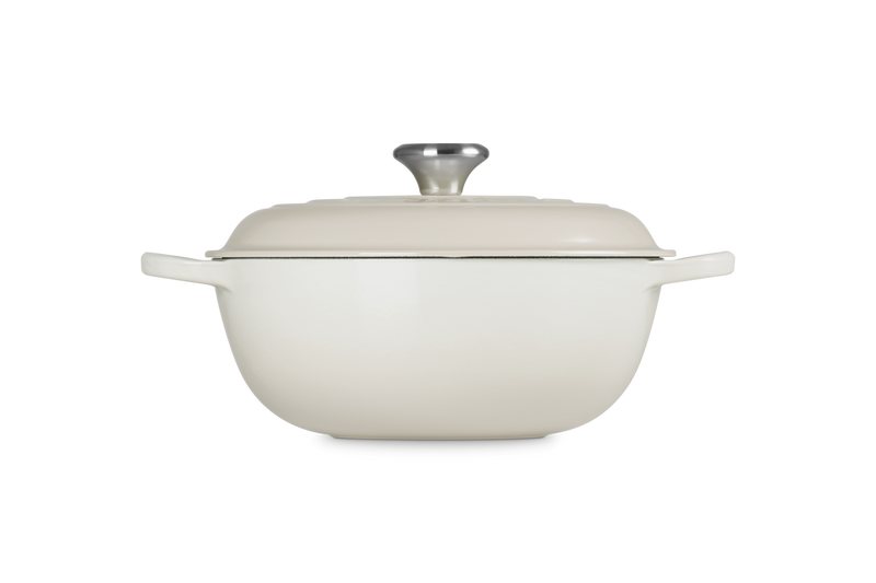 Cast Iron Round Stew Pot 26CM - Meringue