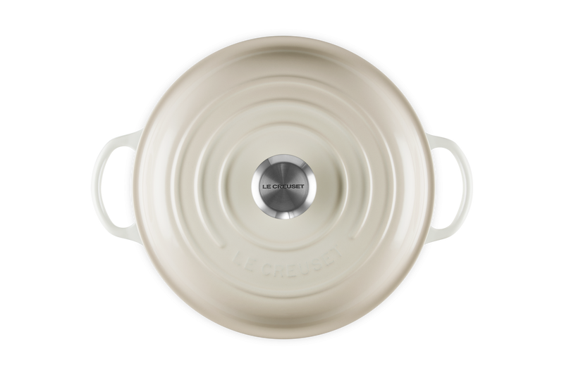 Cast Iron Round Stew Pot 26CM - Meringue